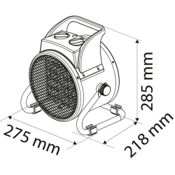 grzejnik nagrzewnica ceramiczna 90-063 NEOTOOLS